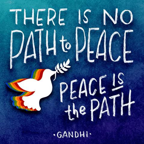World Peace GIF by INTO ACTION