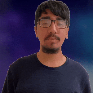 Anticipation... forced smile