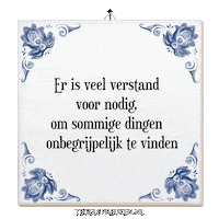 Wijsheid Spreuk Sticker by Tegelspreuken.nl