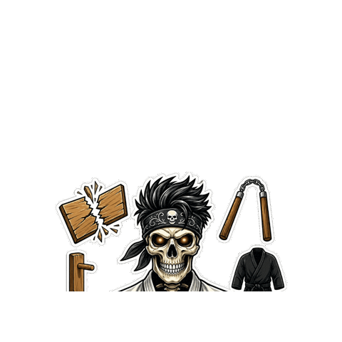 Fight Ahi Lo Llevas Sticker
