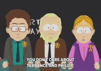 exclaiming GIF by South Park 