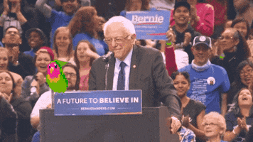 Bernie Sanders Bird GIF by Justin