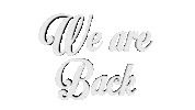 We Are Back Open For Business Sticker by OpticalArtInc.
