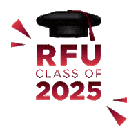 Rfu Sticker by Rosalind Franklin University of Medicine and Science