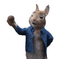 Hungry James Corden Sticker by Peter Rabbit Movie