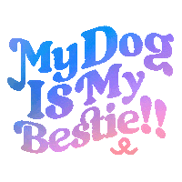 Best Friend Dog Sticker by Besties Pets