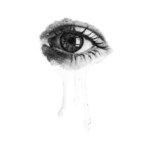 ainoawashere black and white eyes look eye Sticker