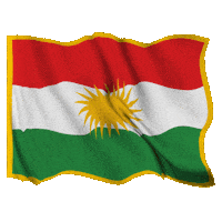Flag Kurdistan Sticker