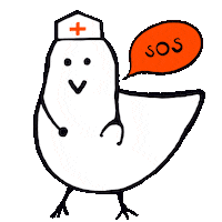 Doctor Help Sticker by Stephanie T.