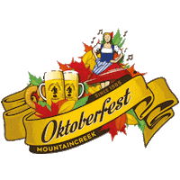 Oktoberfest Lederhosen Sticker by Mountain Creek