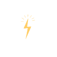 Lightning Bolt Art Sticker