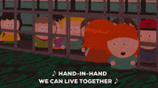 walk sing GIF by South Park 