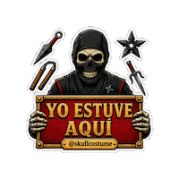 Skull Ninja Sticker