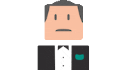 The Godfather Easter Sticker by Nerdom