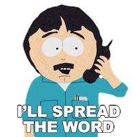 Randy Marsh Tell Them Sticker by South Park