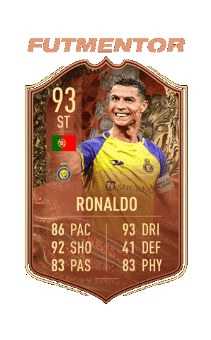 Cristiano Ronaldo Football Sticker by FUT Mentor