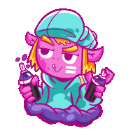 miaodrawing character graffiti miao miaodrawing Sticker