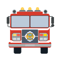 Fire Truck Sticker by OCFA