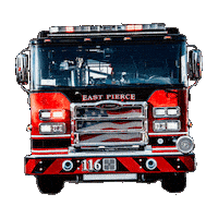 Firefighter Fire Truck Sticker by East Pierce Fire & Rescue