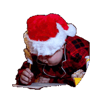 Dear Santa Sticker by Hardee's