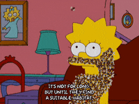 vomiting lisa simpson GIF