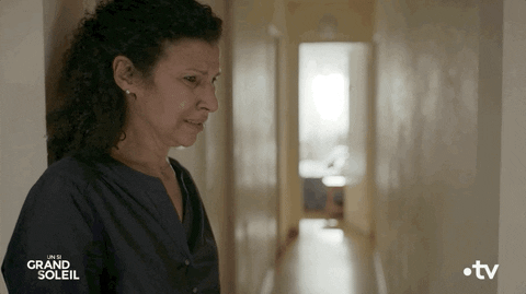 Sad Cry GIF by Un si grand soleil