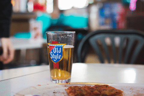 pizza beer GIF