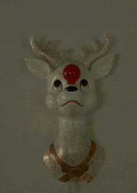 Red Nose Christmas Lights GIF