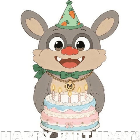 Happy Birthday Party Sticker