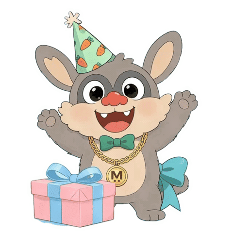 Happy Birthday Party Sticker