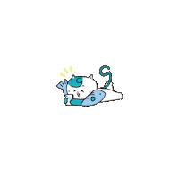 Cat Laugh Sticker by graph Co.,Ltd.