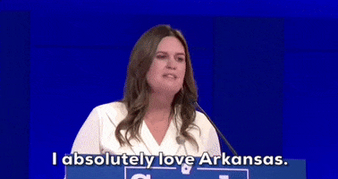 Sarah Huckabee Sanders Arkansas GIF by GIPHY News