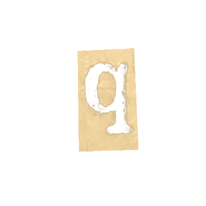 Letters Sticker