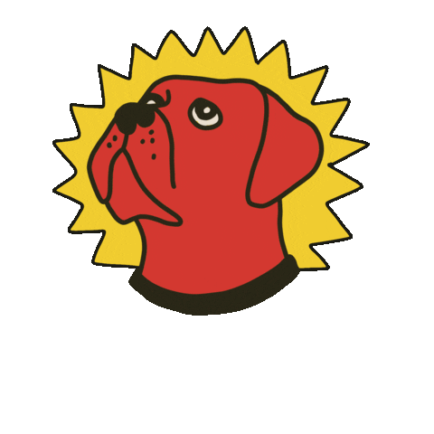 Dog Illustration Sticker