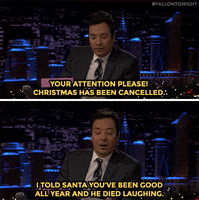 jimmy fallon christmas GIF by The Tonight Show Starring Jimmy Fallon