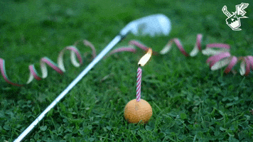 Konradulations sport birthday golf ball GIF