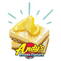 Lemon Bar Sticker by Andy's Frozen Custard