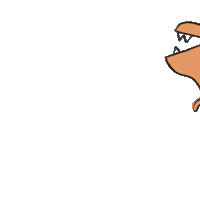 T-Rex Skate Sticker by Kira