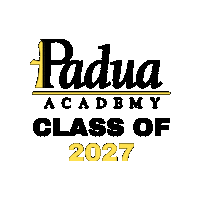 Class Of 2027 Sticker by Padua Academy