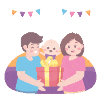 Celebrate Happy Birthday Sticker