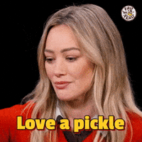 Hilary Duff Hot Ones GIF by First We Feast