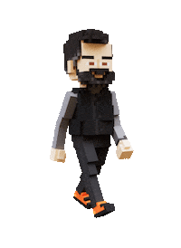 ledger_official crypto walking metaverse cryptocurrency Sticker