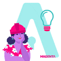 magentarquitetura arquitetura magenta maggie magentaarquitetura Sticker
