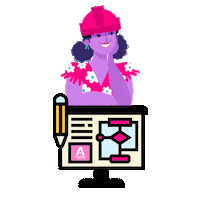 Maggie Mag Sticker by Magenta Arquitetura