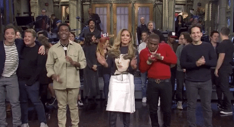Jennifer Lopez Applause GIF by Saturday Night Live