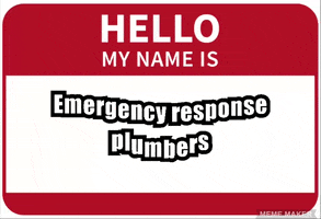 emergencyresponseplumbers emergency response plumbers GIF