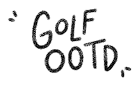 Fashion Golf Sticker by Catharina Stewart