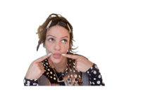 Cutie Bb Sticker by Ginny Ranu