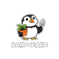 Motivation Mascot Sticker by Puffins