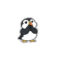 Shocked Halloween Sticker by Puffins
